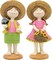 9" Spring Fairy Garden Resin Figurines – Sunflower Miniatures for Indoor & Outdoor Home, Yard, Patio Decor